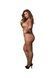 Бодістокінг-сітка з доступом Leg Avenue Off the shoulder bodystocking Black Queen Size картинка 2