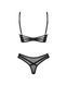 Сексуальний комплект з імітацією шнурівки Obsessive Roxelia 2-pcs set, розмір XS/S картинка 4