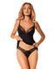 Сатиновый комплект: майка+трусики Obsessive Bella Rou top & panties, размер XS/S картинка 1