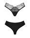 Сатиновый комплект: майка+трусики Obsessive Bella Rou top & panties, размер XS/S картинка 5