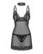 Прозрачная рубашка и трусики Obsessive Donarella chemise & thong, размер XS/S картинка 3