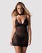 Прозрачная рубашка и трусики Obsessive Donarella chemise & thong, размер XS/S картинка 1