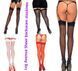Панчохи під пояс зі швом ззаду Leg Avenue Sheer backseam stockings + PLUS SI Black картинка 9