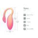 Смарт-виброяйцо Magic Motion Flamingo Max Orange (диаметр 3,2 см) картинка 6