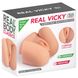 Мастурбатор полуторс Real Body Real Vicky (вагина и анус) картинка 2