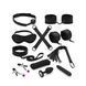 Набор для БДСМ Liebe Seele Black Lace and Neoprene 11pcs Bondage Kit (11 девайсов) картинка 1