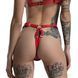 Трусики з натуральної шкіри Feral Feelings String Bikini Red картинка 3