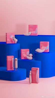 Вакуумний стимулятор і вібратор-тюленчик CuteVibe Franky Blue (діаметр 3 см) зображення