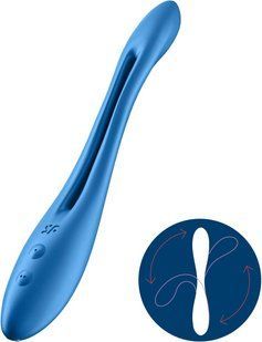 Універсальний гнучкий вібратор для пар Satisfyer Elastic Game Dark Blue (діаметр 2 см) зображення
