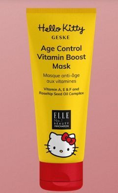Антивозрастная маска с витаминным комплексом GESKE Age Control Vitamin Boost Mask by Hello Kitty Head (50 мл + 25 салфеток) картинка
