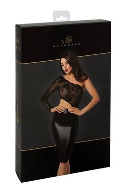 Платье с кружевом Noir Handmade F339 Assymetrical dress, размер S картинка