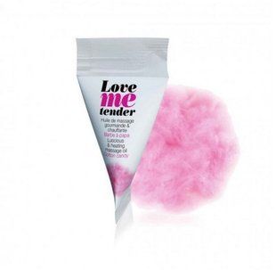 Массажное масло согревающее Love To Love LOVE ME TENDER Cotton candy Сахарная вата (10 мл) картинка