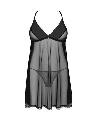 Чарівний пеньюар + трусики Obsessive Latinesa babydoll & thong, розмір XS/S зображення