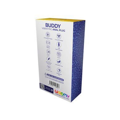 Анальный вибростимулятор Wooomy Buddy (диаметр 3,3 см) картинка