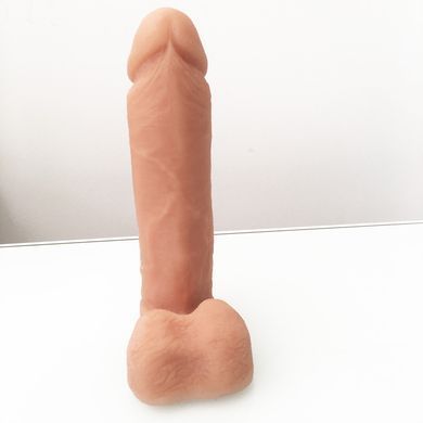 Фалоімітатор реалістик Doc Johnson Platinum TRUSKYN The Tru Ride 8 Inch (діаметр 4,8 см) зображення