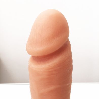 Фалоімітатор реалістик Doc Johnson Platinum TRUSKYN The Tru Ride 8 Inch (діаметр 4,8 см) зображення