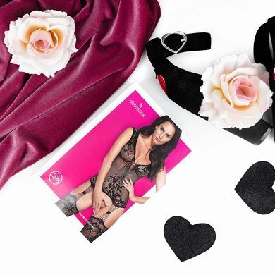 Ажурний бодістокінг із відкритим доступом Obsessive Bodystocking F221, розмір S/M/L зображення