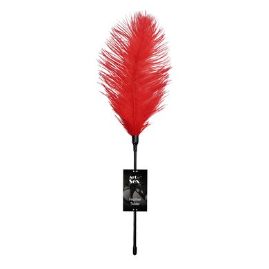 Лоскоталочка зі страусиним пером Art of Sex Feather Tickler, колір червоний зображення