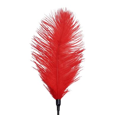 Щекоталка со страусиным пером Art of Sex Feather Tickler, цвет красный картинка