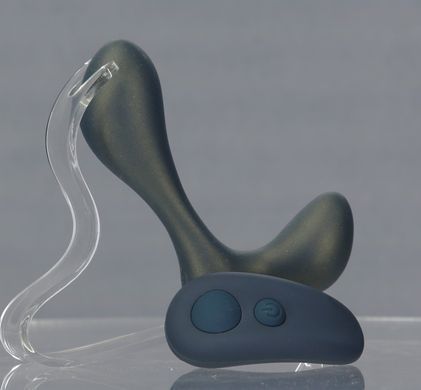 Масажер простати з вібрацією та пультом ДУ Lux Active LX3 Vibrating Anal Trainer (діаметр 2,9 см) зображення