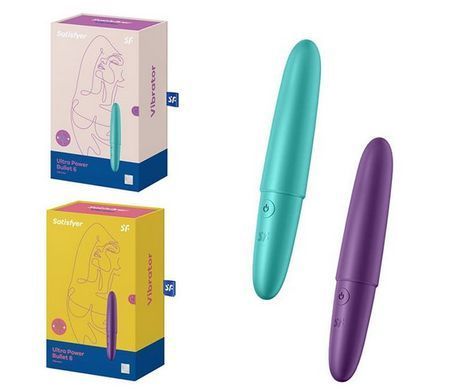 Віброкуля перезарядна Satisfyer Ultra Power Bullet 6 Violet зображення