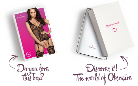 Ажурний бодістокінг із відкритим доступом Obsessive Bodystocking F221, розмір S/M/L зображення