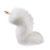 Металева анальна пробка Лисячий хвіст LOCKINK SEVANDA White Fox-Tail Anal Rose-shape Plug зображення