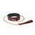 Шкіряний нашийник з повідцем Liebe Seele Wine Red Collar and Leash зображення