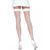 Чулки в сетку со швом сзади Leg Avenue Backseam Thigh Highs OS White картинка
