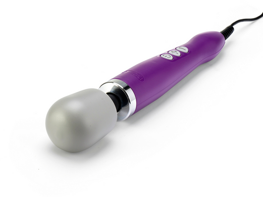 Вибромассажер - микрофон DOXY Massager Original Purple, работает от сети картинка