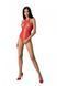 Боди с имитацией корсетной шнуровки Passion BS094 red One Size картинка