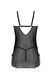 Прозора сорочка + трусики з доступом Passion ECO DROSERA CHEMISE black, розмір L/XL картинка 4