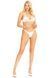 Перлинний комплект: ліф, трусики і наручники Leg Avenue Faux Pearl Open Cup Bra, String and Cuffs картинка 4