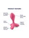 Анальная пробка с вибрацией Satisfyer Game Changer Pink (диаметр 3,5 см) картинка 14