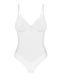 Очаровательное боди Obsessive Alissium Teddy White, размер XS/S картинка 3