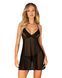 Чарівний пеньюар + трусики Obsessive Latinesa babydoll & thong, розмір XS/S картинка 1