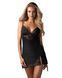 Чарівна сорочка і трусики Obsessive Lobellis chemise & thong, розмір XS/S картинка 1