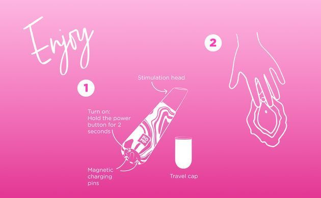 Вакуумний кліторальний стимулятор Romp Lipstick зображення