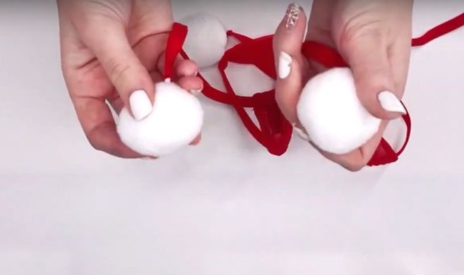 Сексуальный комплект с помпонами Obsessive Bobble Girl картинка