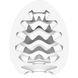 Мастурбатор-яйце з подвійним хвилястим рельєфом Tenga Egg Wavy II Cool (охолодний) картинка 3