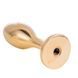 Металева анальна пробка Лисячий хвіст LOCKINK SEVANDA White Fox-Tail Anal Rose-shape Plug картинка 6