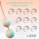Набор вагинальных шариков Liebe Kewos Peach/Mint (15, 25, 35, 45 и 55 г.) картинка 6