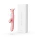 Вібратор-кролик з підігрівом та вакуумною стимуляцією Zalo ROSE Vibrator Strawberry Pink (діаметр 3,7 см) картинка 19