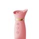 Вібратор-кролик з підігрівом та вакуумною стимуляцією Zalo ROSE Vibrator Strawberry Pink (діаметр 3,7 см) картинка 5
