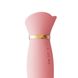 Вібратор-кролик з підігрівом та вакуумною стимуляцією Zalo ROSE Vibrator Strawberry Pink (діаметр 3,7 см) картинка 6