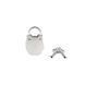 Замочек лягушка с ключами Liebe Seele Frog Shape Padlock Silver (2 шт) картинка 1
