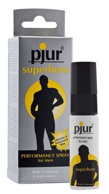 Пролонгуючий гель для чоловіків pjur Superhero Spray (20 мл) зображення