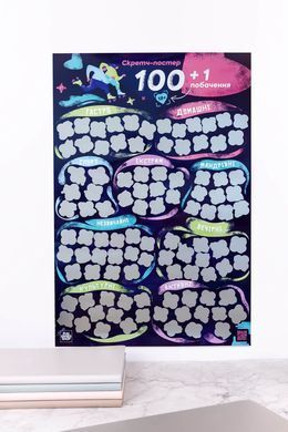 Скретч-постер побачень FunGamesShop &laquo;100+1 побачення&raquo; (UA) зображення