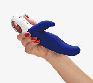 Вібратор-кролик для точки А Fun Factory LADY BI ultramarine (діаметр 4,5 см) зображення