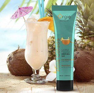 Їстівний лубрикант на водній основі Orgie Lube Tube Pina Colada, коктейль Піна Колада (100 мл) зображення